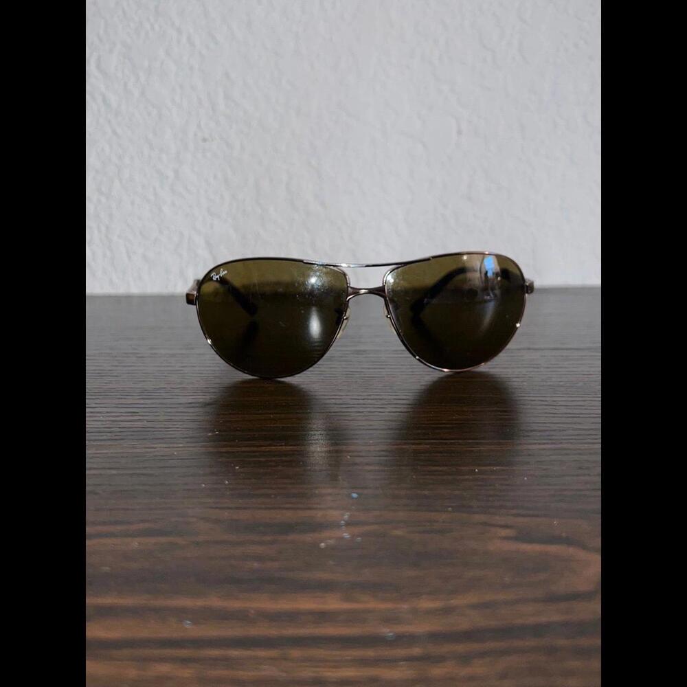 Ray-Ban RB3393 Sunglasses with Gold Frame Brown Lenses